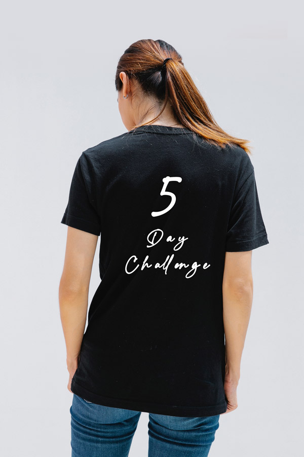 woman-casual-black-shirt-challenge